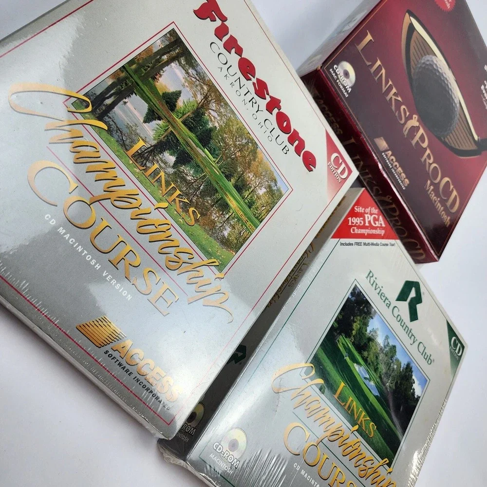 Links Pro Championship Course Big Box Macintosh - Firestone Riviera Club SEALED‎